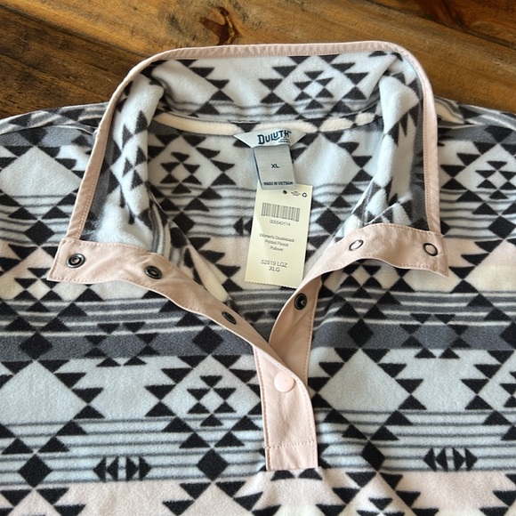 Women's Duluth Trading Co. Doubleback Printed Fleece Pullover - Picture 2 of 5